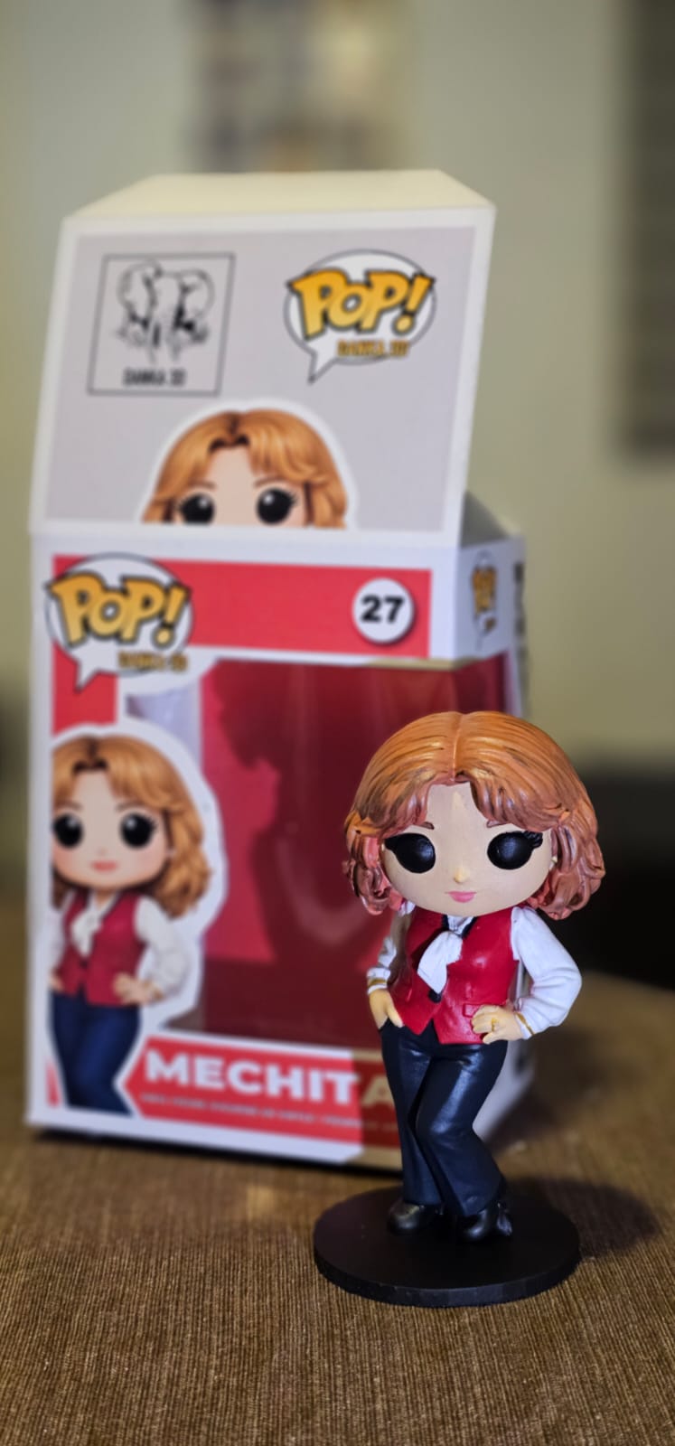 Figura personalizada estilo Funko impresa en 3D